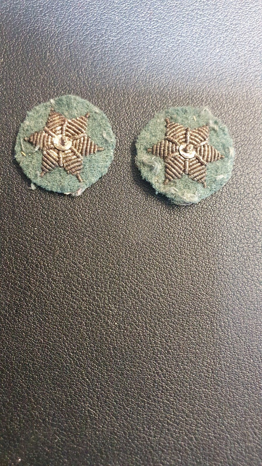 NLD voor 1940: Set sterren voor grijze tenue, Verzenden, Nederland, Embleem of Badge
