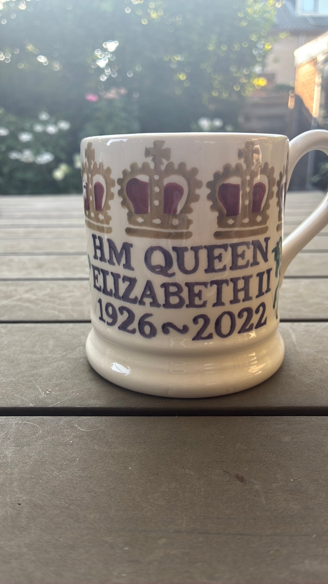Emma Bridgewater 1/2 pint mok, Ophalen of Verzenden, Zo goed als nieuw, Overige stijlen, Kop(pen) en/of Schotel(s)