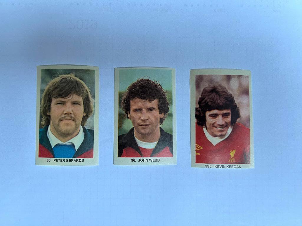 voetbalplaatjes Vanderhout Panini 79/80, Verzamelen, Sportartikelen en Voetbal, Verzenden, Zo goed als nieuw, Overige binnenlandse clubs