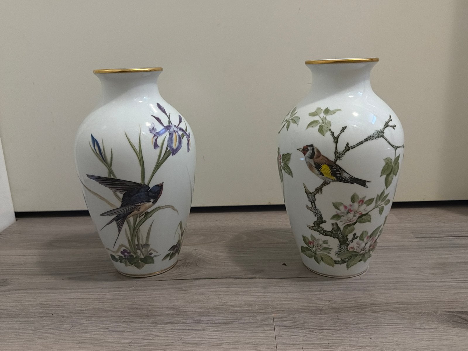Franklin Porcelain Woodland Bird Vazen - Limited Edition, Antiek en Kunst, Ophalen