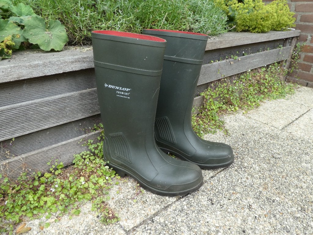 Dunlop rubber laarzen maat 47 (12), Tuin en Terras, Werkkleding, Heren, Ophalen, Overige merken, Laarzen