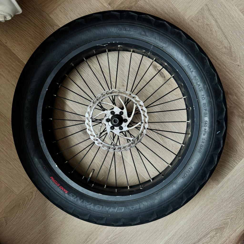 20 inch Fatbike Voorwiel | Chaoyang Sand Storm Band, Fietsen en Brommers, Fietsonderdelen, Ophalen, Gebruikt, Fatbike, Band