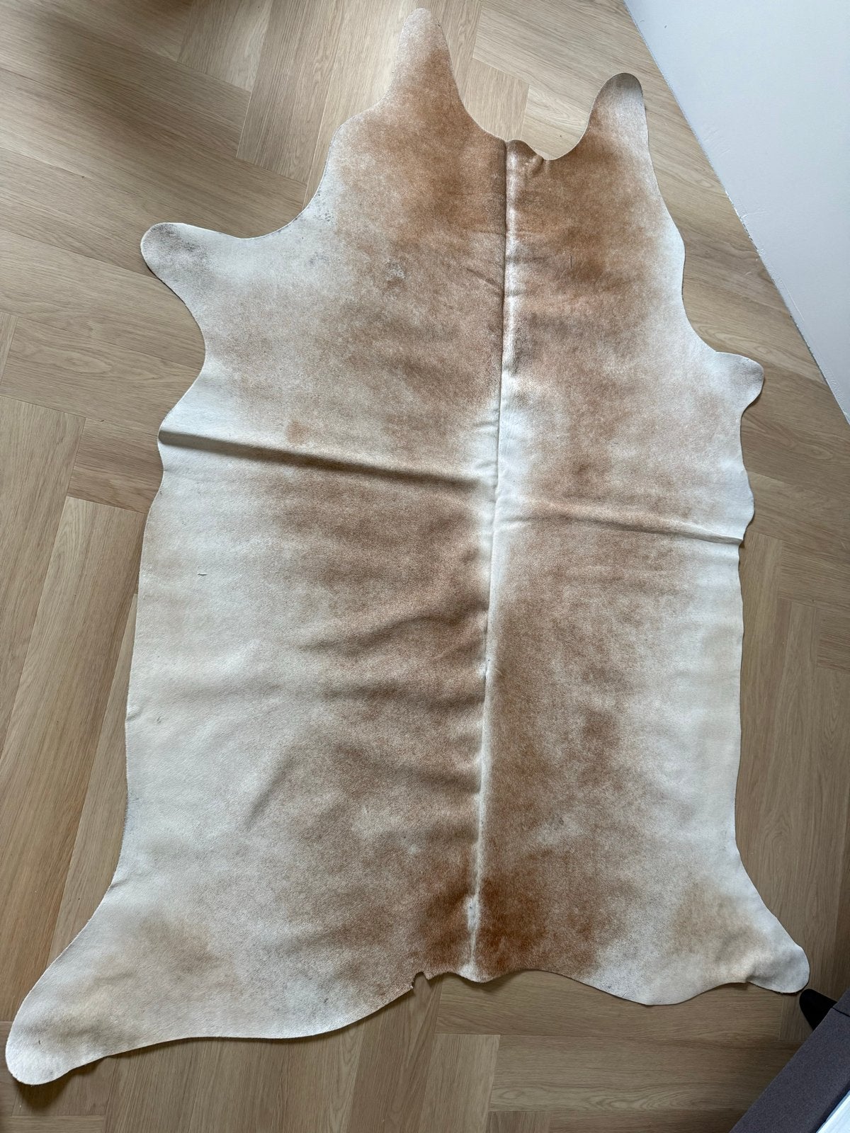 koeienvel - koeienkleed - koeienhuid, beige/bruin, Beige, 150 tot 200 cm, 200 cm of meer, Ophalen of Verzenden