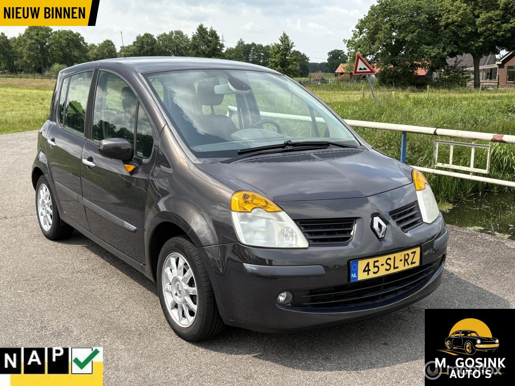 Renault Modus 1.4-16V Airco Trekhaak 5 Deurs Apk 28-01-27, Auto's, Voorwielaandrijving, 15 km/l, Gebruikt, 4 cilinders