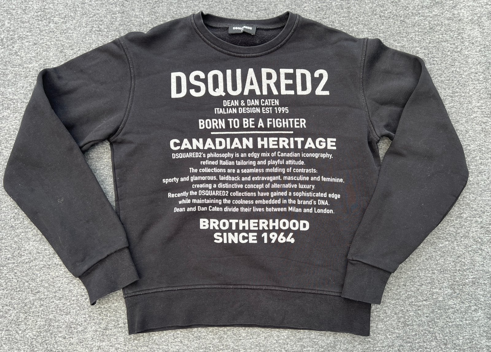 Dsquared2 jongens hoodie – maat 164, Ophalen of Verzenden, Zo goed als nieuw, Jongen, Trui of Vest