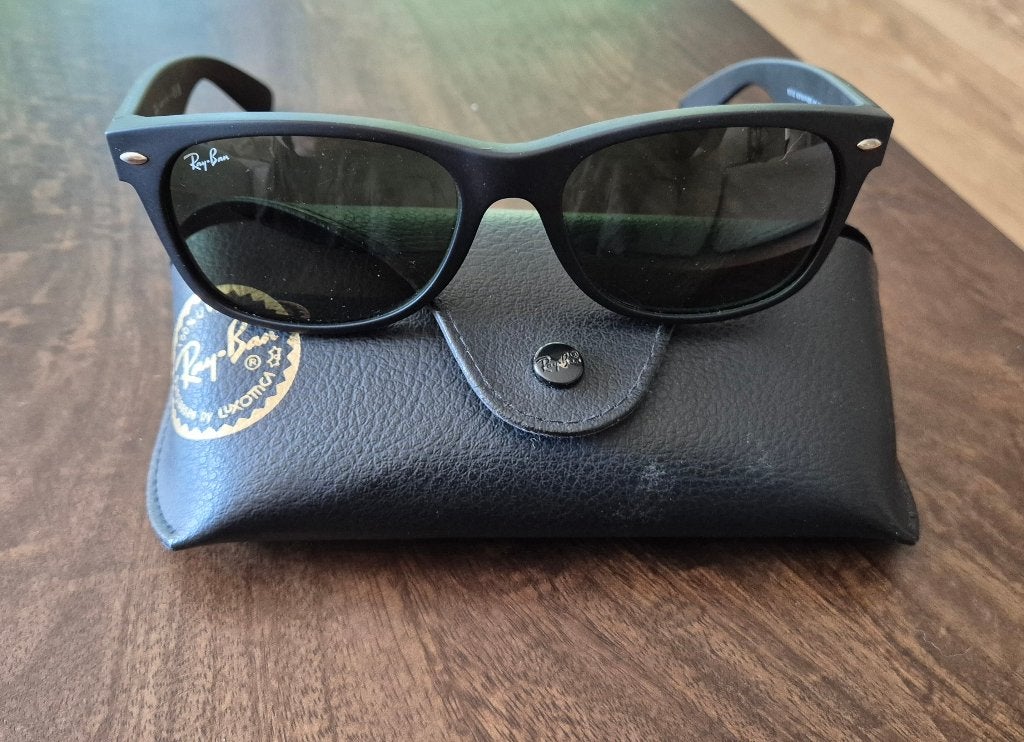 Ray-Ban zonnenbril, Ophalen, Zonnebril, Zwart, Zo goed als nieuw