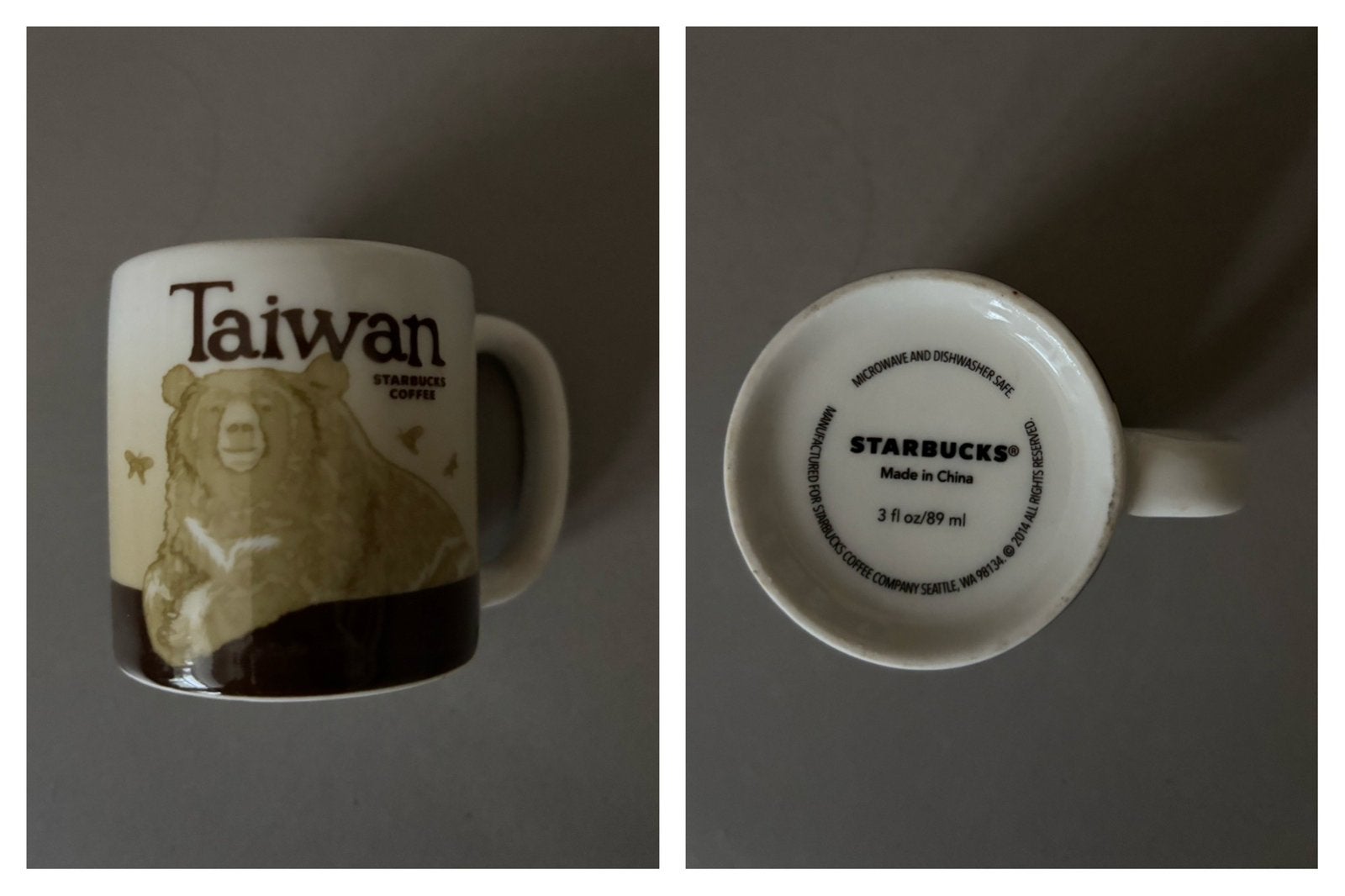 Starbucks espresso kopje Taiwan demitasse, Ophalen of Verzenden, Zo goed als nieuw