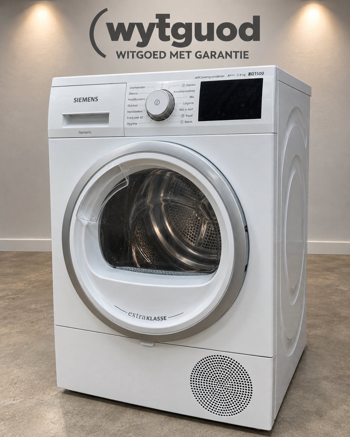 Siemens iQ500 WT7U4692NL/10 warmtepompdroger - zgan, Witgoed en Apparatuur, Ophalen, Q, Overige typen, Zo goed als nieuw