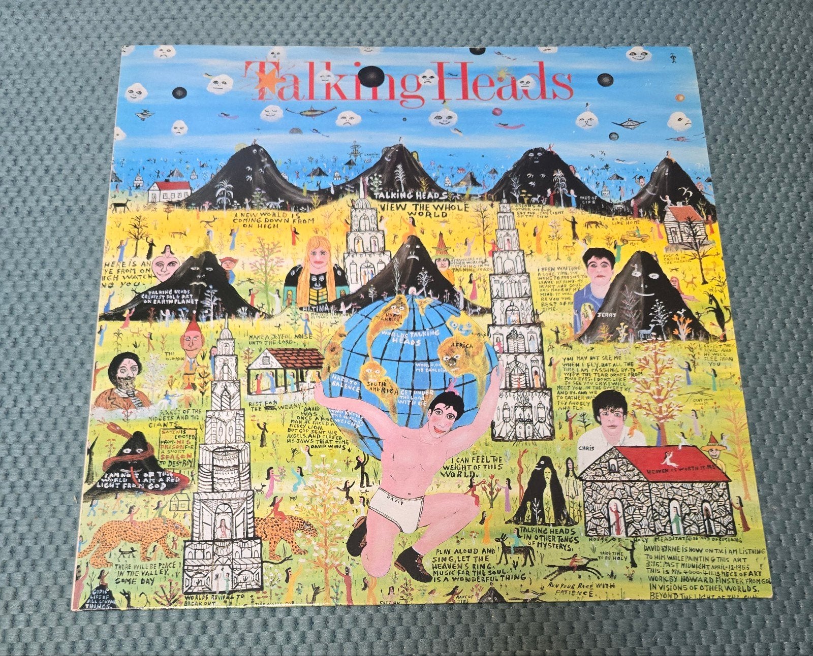 talking heads little creatures lp, Ophalen of Verzenden, Gebruikt, 12 inch, Poprock
