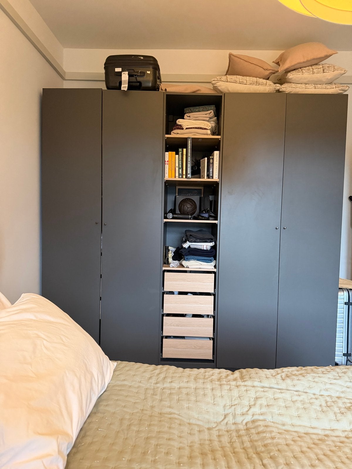 2x IKEA PAX Kledingkastcombinatie - Zo goed als nieuw, Ophalen, 200 cm of meer, Zo goed als nieuw, Met lade(s)