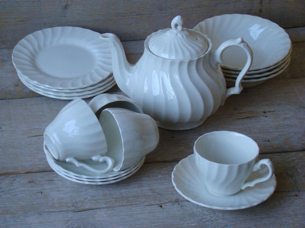 Servies, Engels, Myott Meakin, OLD CHELSEA, Off-White, gaaf