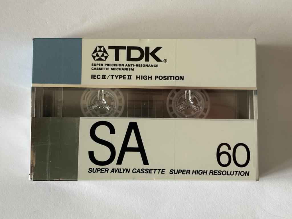 TDK SA 60 Cassettebandje, Overige genres, 1 bandje, Ophalen of Verzenden, Nieuw in verpakking