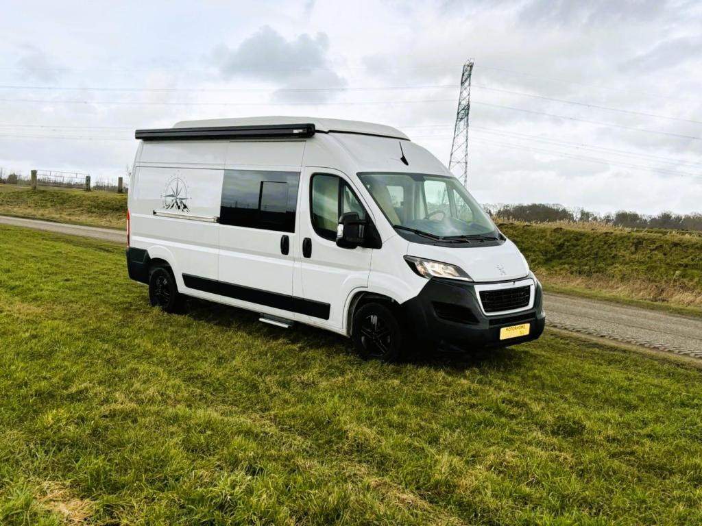 Peugeot Boxer 600, Chemisch toilet, Buscamper of Camperbus, Luifel, Bedrijf
