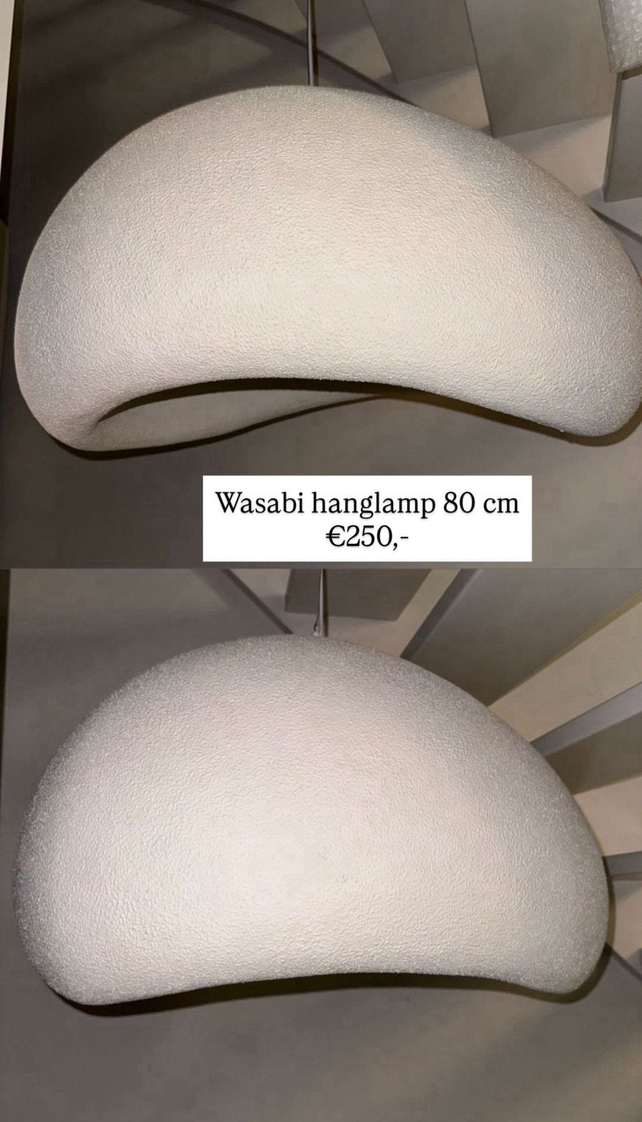 Eric kuster japandi stijl wasabi lamp, Ophalen of Verzenden, Zo goed als nieuw