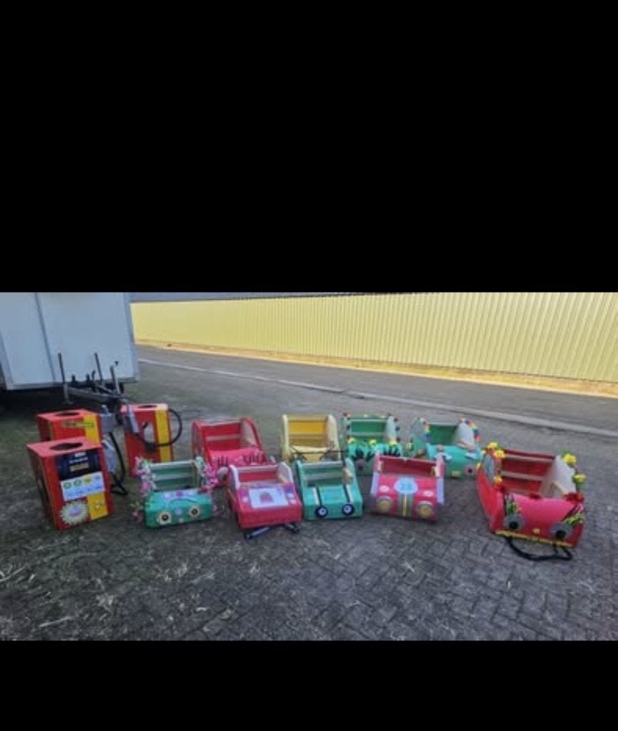 Mooie kleurvolle carnavals loopgroep, Ophalen, Carnaval, Maat 42/44 (L), Kleding