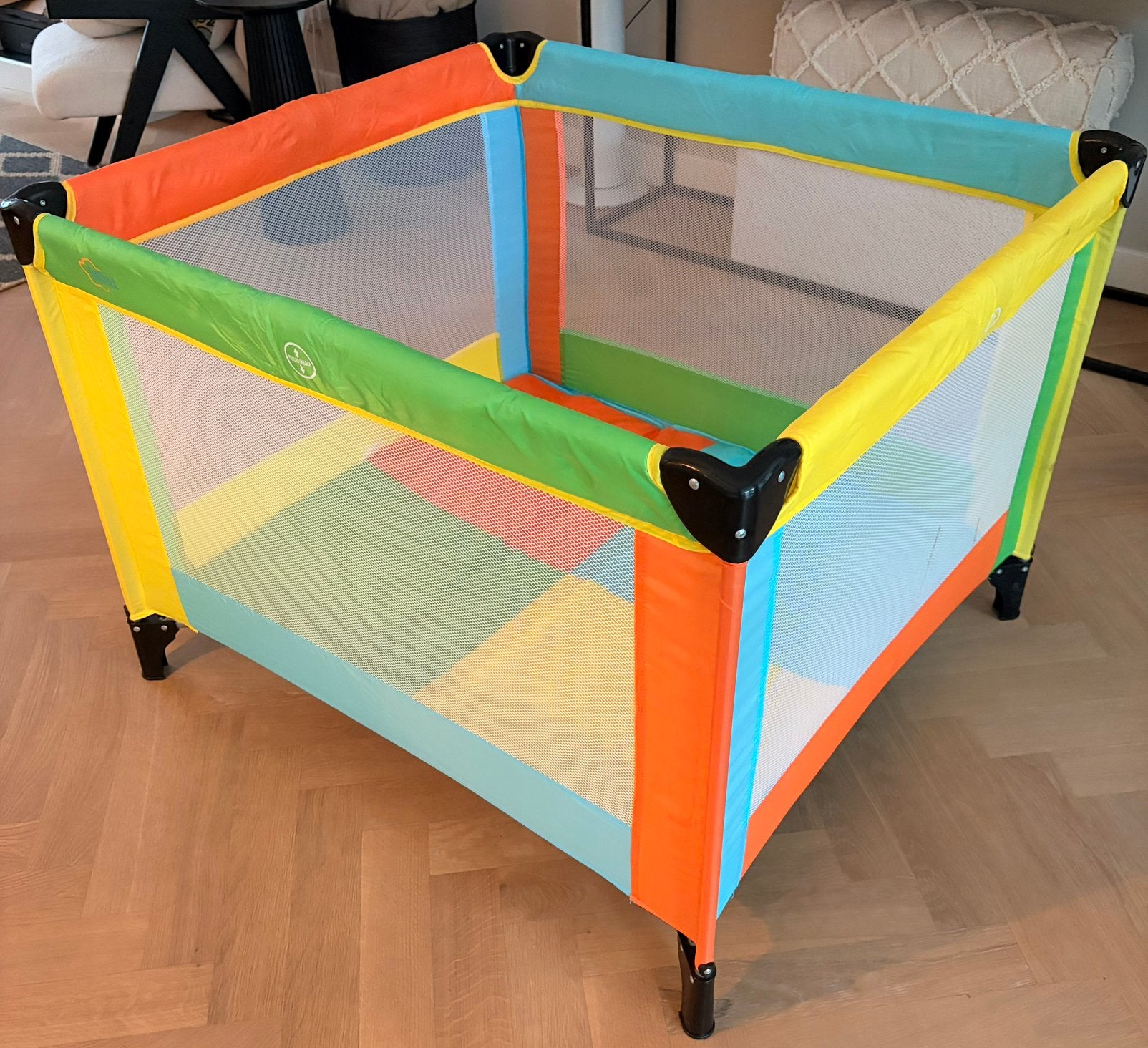 Inklapbare kinderbox ideaal voor vakantie, Ophalen, Gebruikt, Rechthoekig