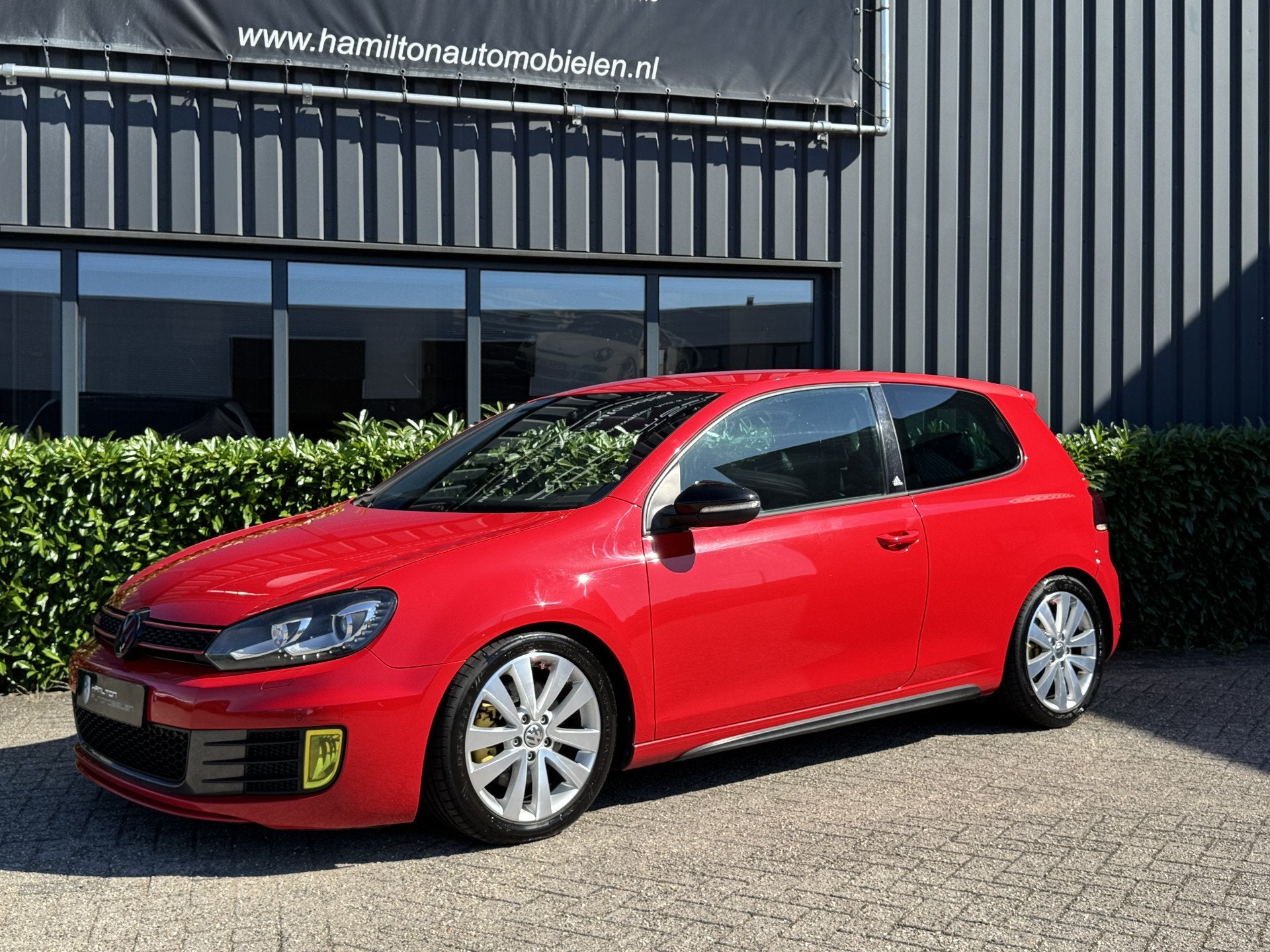 Volkswagen Golf 6 GTI 2.0 TSI 211pk Adidas Edition Leder Nav, Auto's, Voorwielaandrijving, Gebruikt, Zwart, 4 cilinders