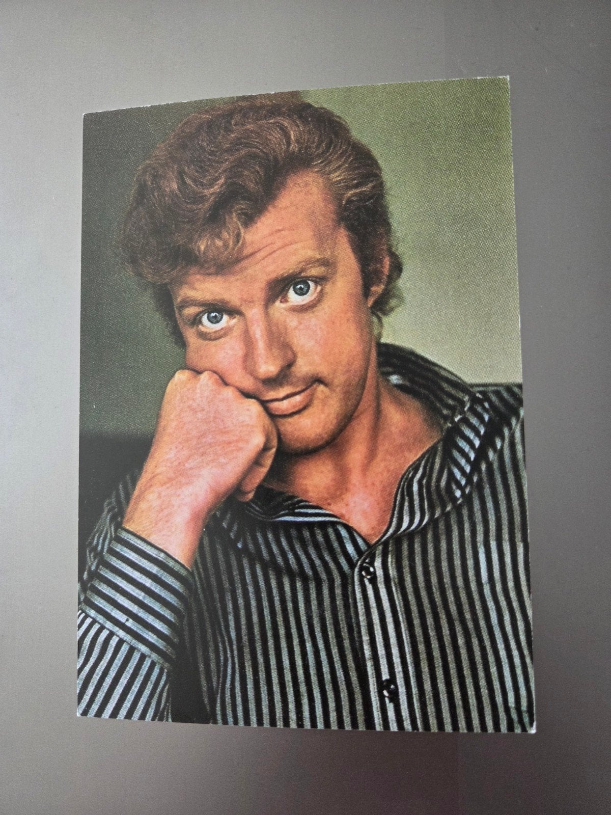 Fotokaart André van Duin - Dubbelzijdig, Ophalen of Verzenden, Zo goed als nieuw, Overige onderwerpen, Foto