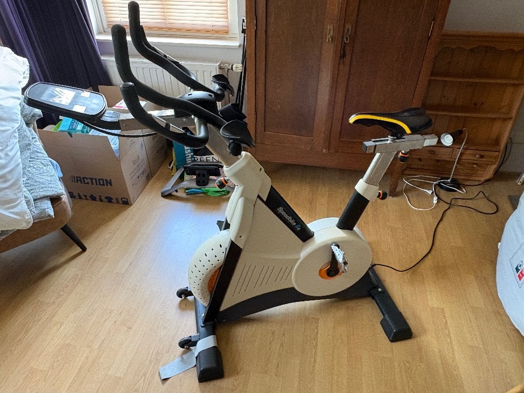 spinningbike, Ophalen, Zo goed als nieuw, Spinningfiets