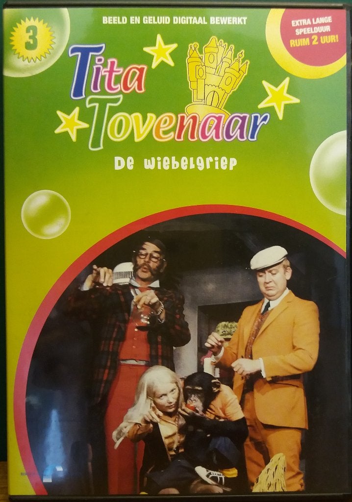 TiTa Tovenaar 3: De Wiebelgriep - Krasvrije DVD, Zo goed als nieuw, Kinderprogramma of -film, Inclusief doosje, Alle leeftijden