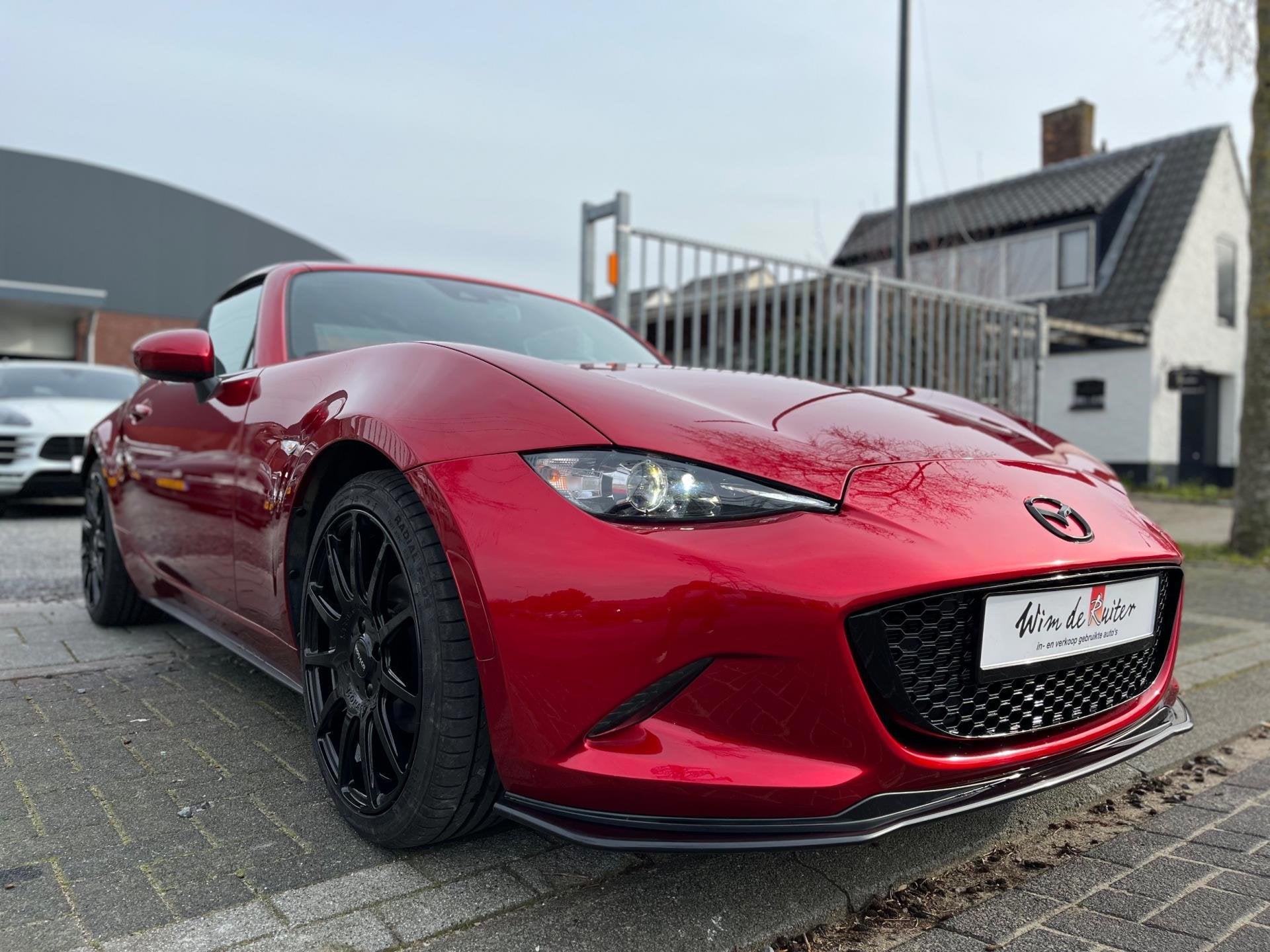 Mazda MX-5 1.5 SkyActiv-G 132 GT-M Roadster | Recaro sportst, Achterwielaandrijving, Gebruikt, Zwart, Bedrijf