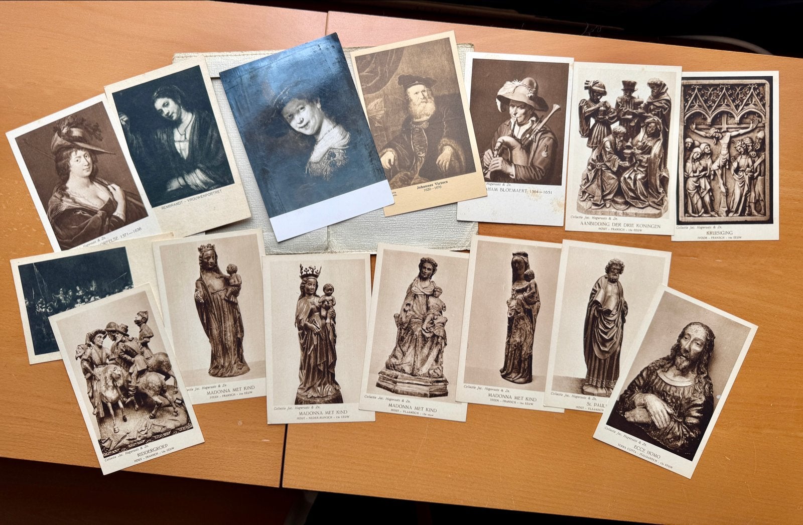 Collectie oude kunst ansichtkaarten (ca. 1920-1940), Verzamelen, Ophalen of Verzenden, 1920 tot 1940, Ongelopen, Zuid-Holland