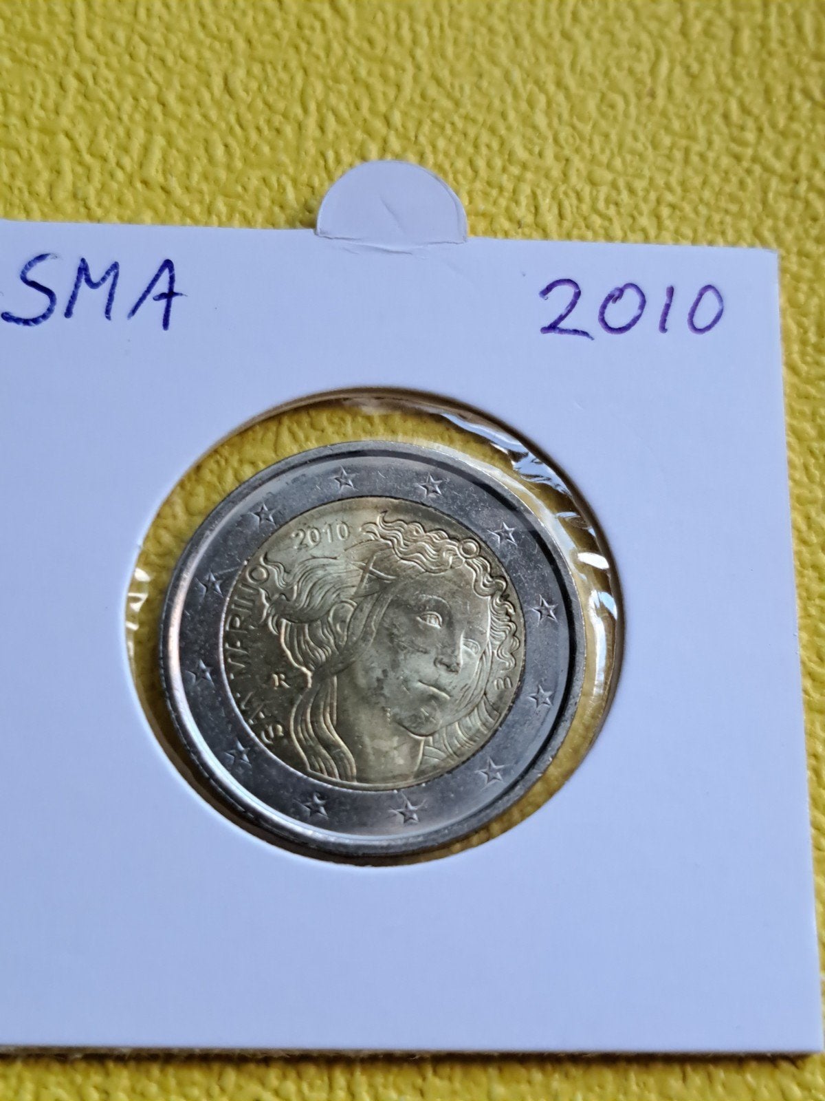 2 euro UNC SAN MARINO 2010 Sandro Botticelli, Ophalen of Verzenden, San Marino, 2 euro