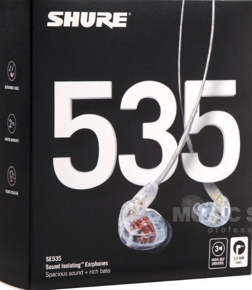 Shure SE535 Sound Isolating In-ear Hoofdtelefoon, Audio, Tv en Foto, Koptelefoons, In-ear, Shure, Nieuw, Ophalen of Verzenden