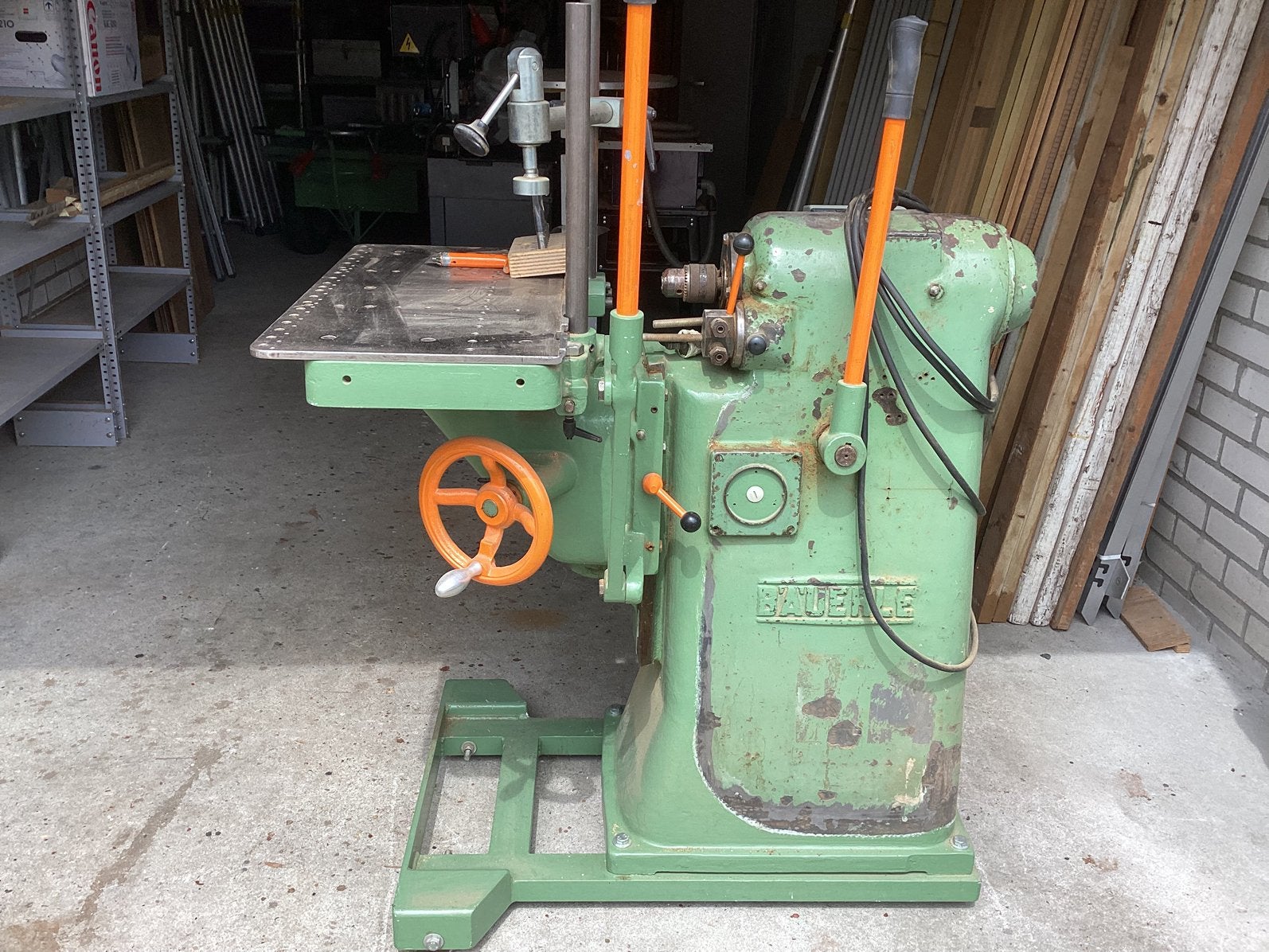 Langgatboormachine B’A’UERLE 380V, Ophalen, Kolomboormachine