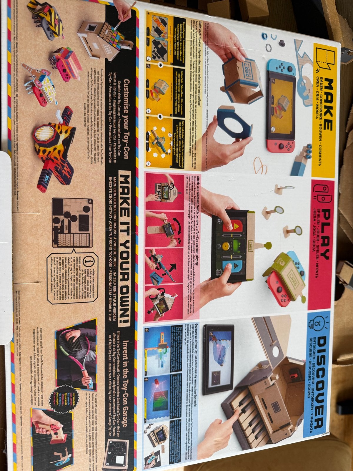 Nintendo Labo Variety Kit - compleet set, Spelcomputers en Games, Spelcomputers | Nintendo Switch, Gebruikt, Switch Original, Ophalen of Verzenden