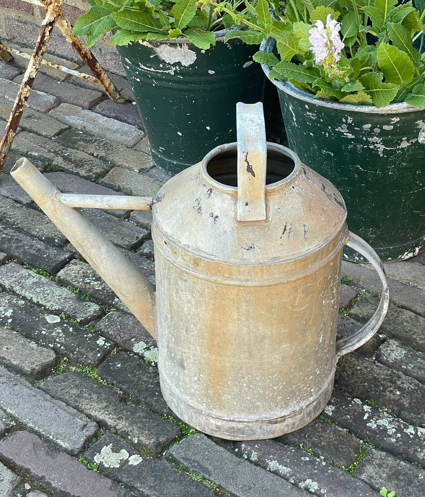 Brocante oud zinken gieter (2), Ophalen of Verzenden