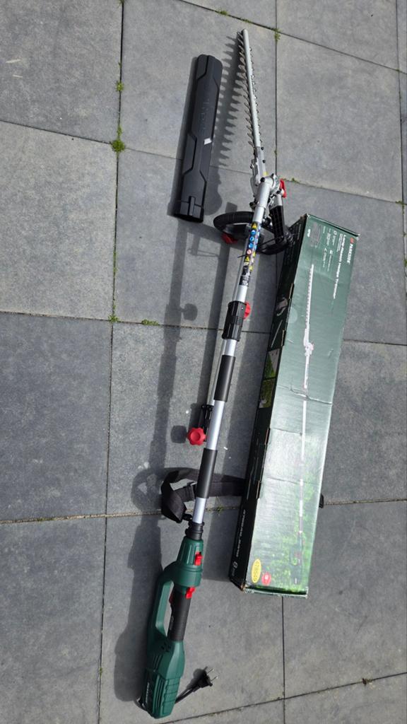 Parkside Elektrische Telescopische Heggenschaar, Tuin en Terras, Heggenscharen, Ophalen, Zo goed als nieuw, Elektrisch, Parkside