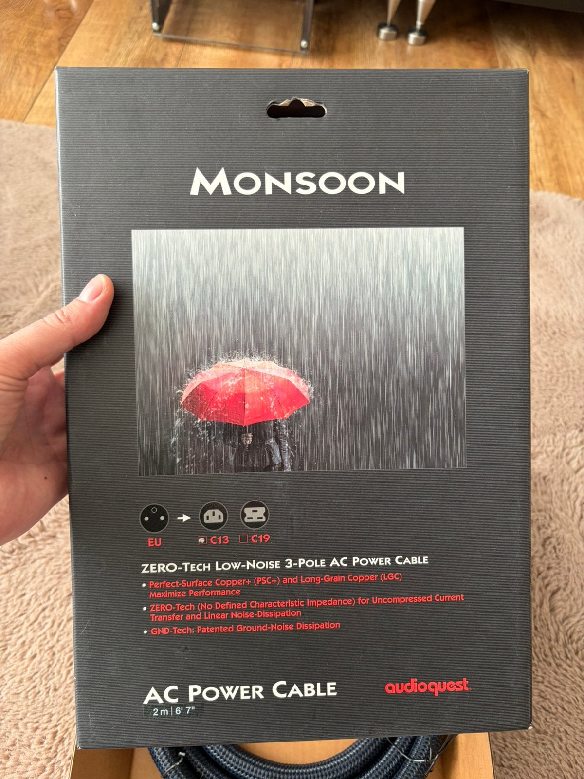 Audioquest Monsoon 2m, AQ, ., Ophalen of Verzenden, Zo goed als nieuw