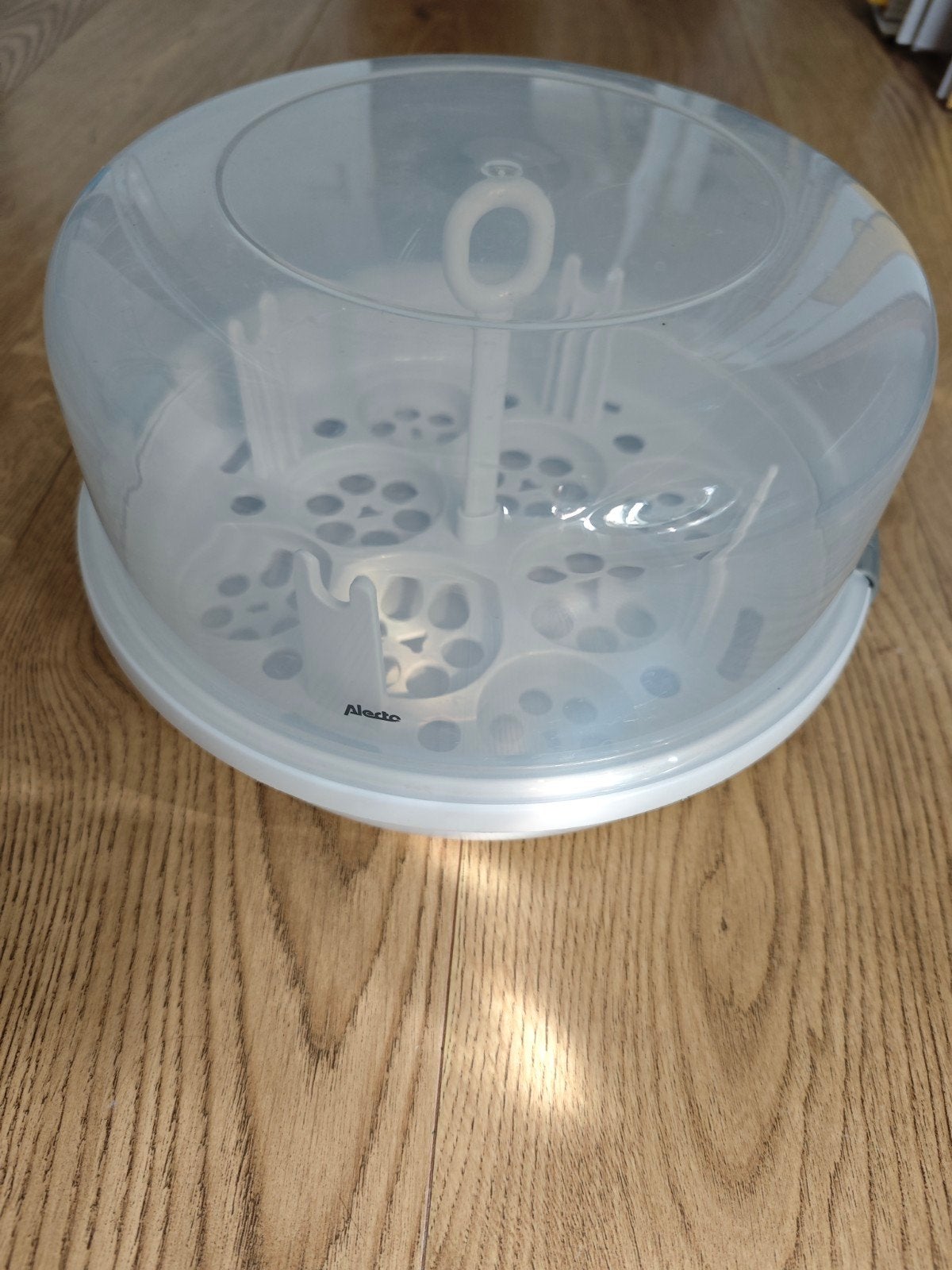 Magnetron sterilisator Alecto voor babyflesjes en speentjes, Ophalen, Gebruikt, Sterilisator, Alecto