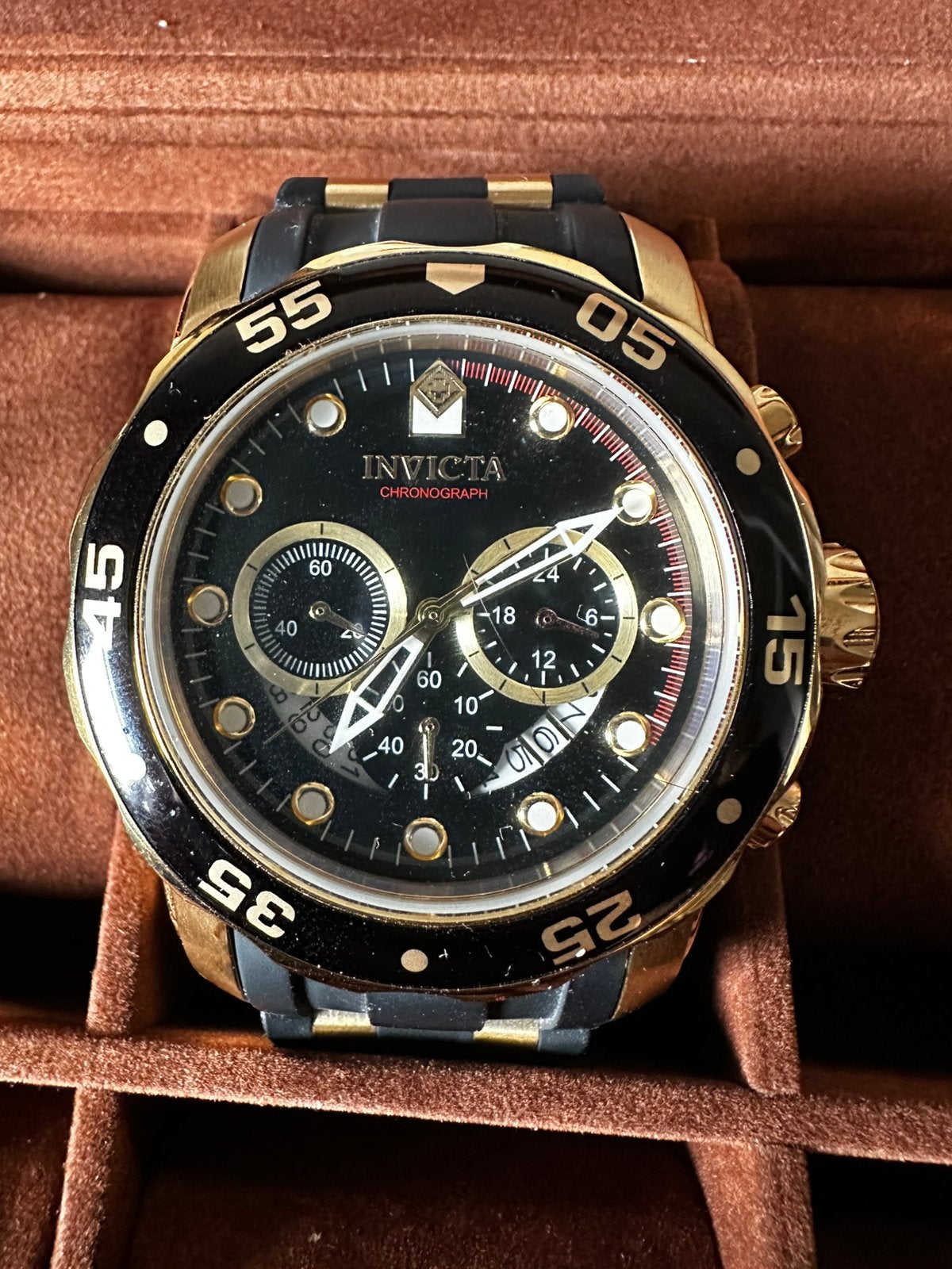 Invicta Horloge, Ophalen of Verzenden, Staal, Overige merken, 1960 of later