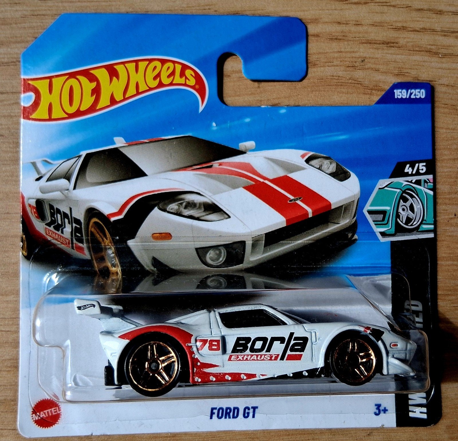 Hot Wheels Ford GT Borla Exhaust 159/250, Ophalen of Verzenden, Nieuw