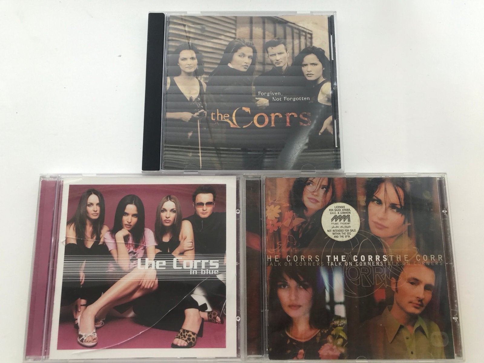 The Corrs CD Collectie: Forgiven, Not Forgotten, In Blue, Ta, Ophalen of Verzenden, 1990 - 1999, Gebruikt