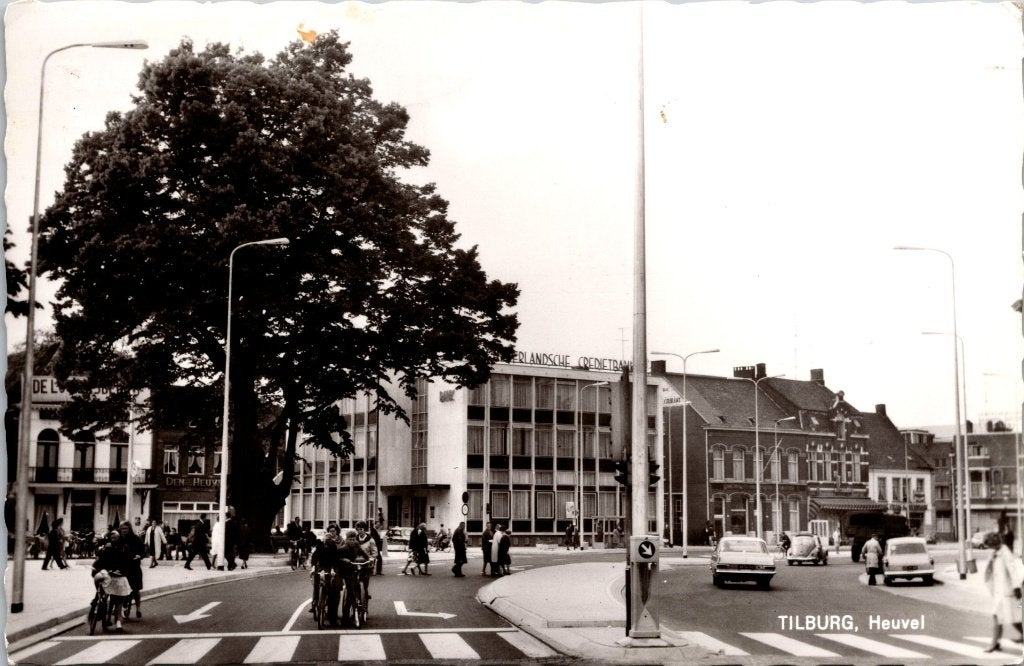 Tilburg - 12 oude ansichtkaarten II, Verzenden, 1960 tot 1980, Gelopen, Noord-Brabant