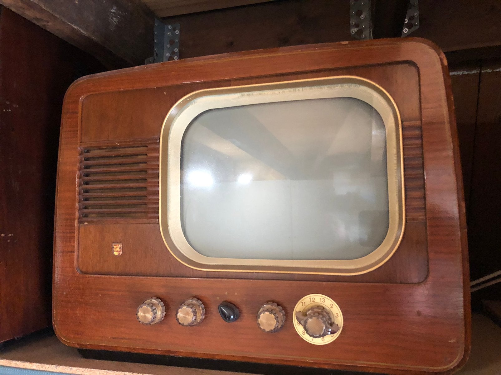 Philips Tv 14TX100A/70 uit jaren 50, Antiek en Kunst, Ophalen