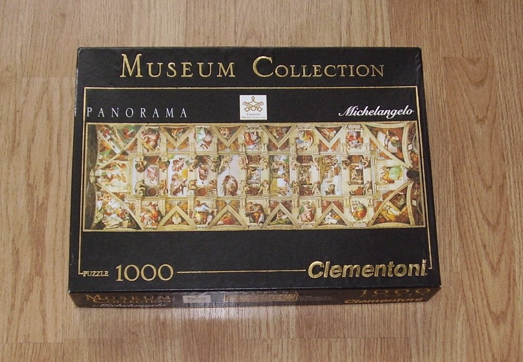 legpuzzel 1000 stukjes Michelangelo, Ophalen of Verzenden, 500 t/m 1500 stukjes, Zo goed als nieuw, Legpuzzel