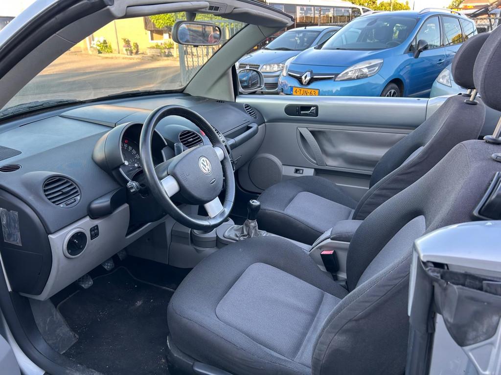 Volkswagen New Beetle Cabriolet 1.6 Turijn Comfort | AIRCO |, Stof, Gebruikt, Beetle (Kever), 4 cilinders