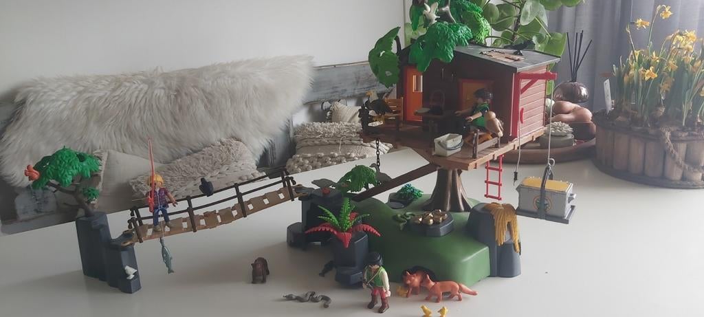 Boomhut playmobil, Ophalen