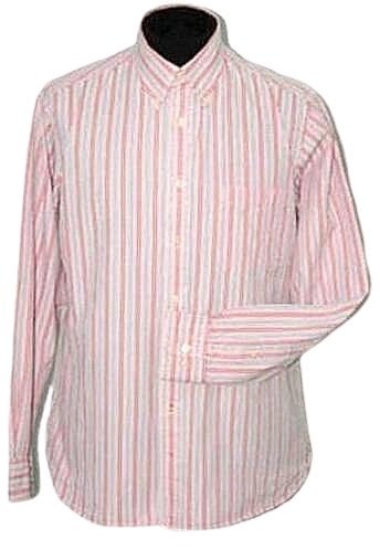 Paul Stuart gestreept shirt, overhemd, roze, Mt. XL, Verzenden, Zo goed als nieuw, Roze, Paul Stuart
