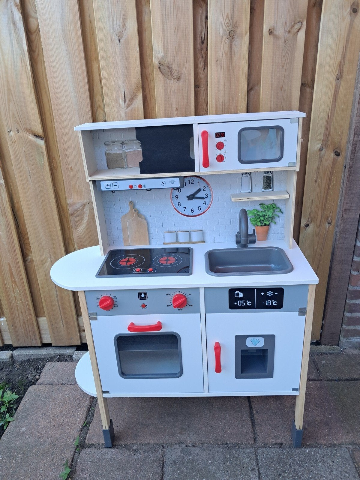 Houten speelkeuken, Kinderen en Baby's, Ophalen, Gebruikt, Hout, Speelkeuken