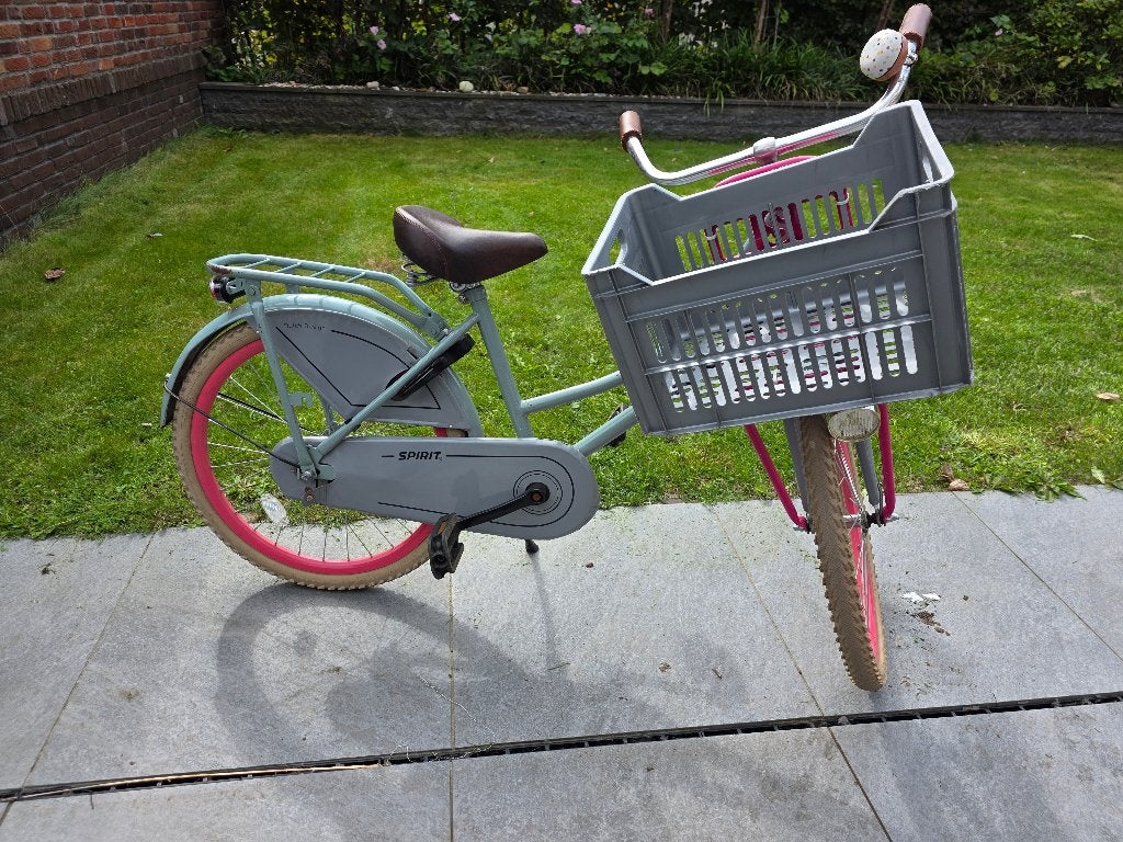 Spirit meisjesfiets 22 inch, Fietsen en Brommers, Ophalen, Terugtraprem, 22 inch, Gebruikt