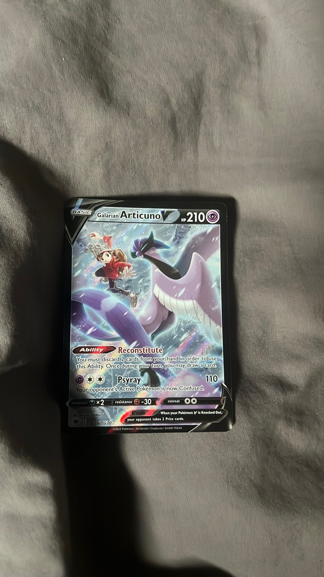 Galarian Articuno V, Ophalen of Verzenden, Nieuw, Losse kaart