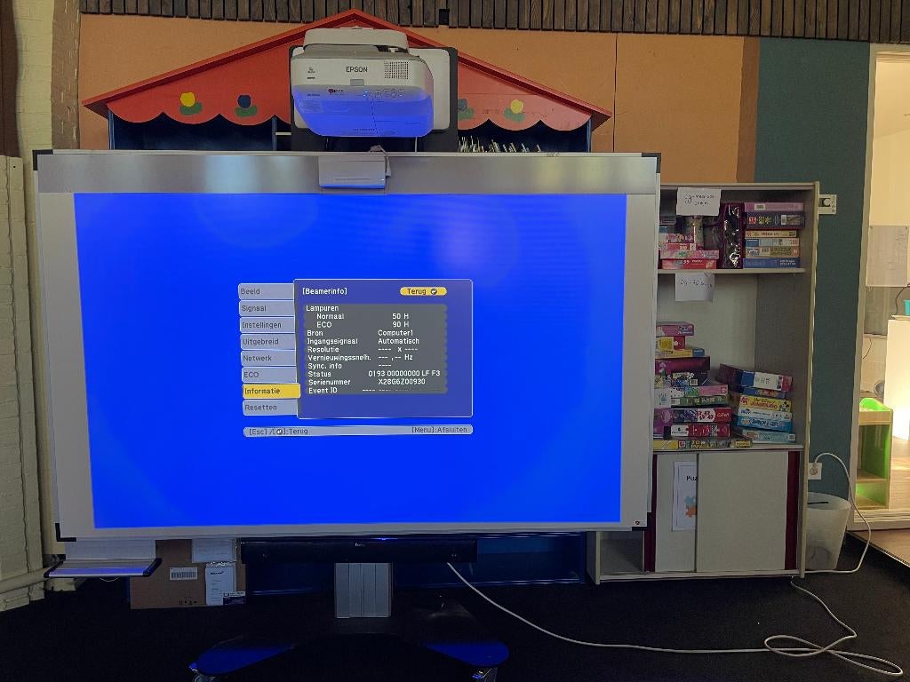 Epson beamer, Ophalen, LED, Epson, Zo goed als nieuw