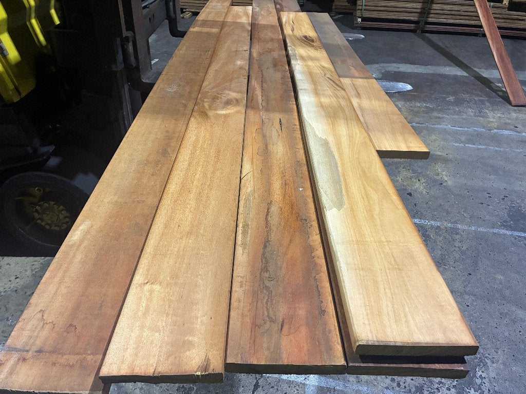 Hardhouten Vlonderplanken Tigerwood 27x188mm € 4,87 per m1