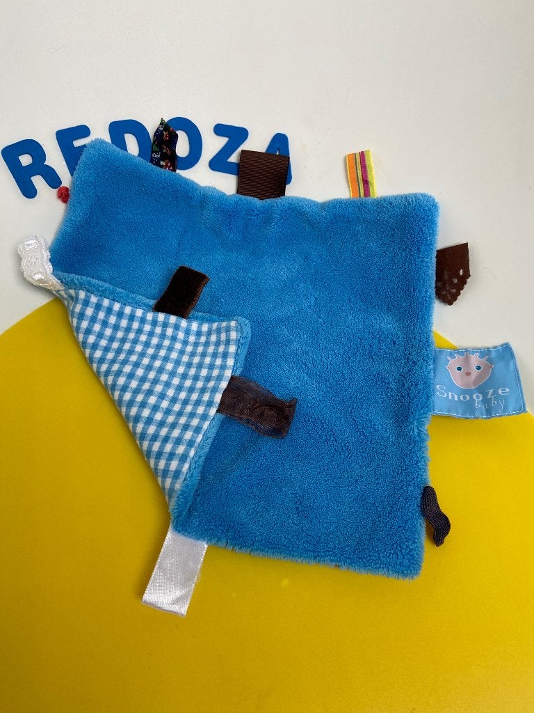 K4812 Snoozebaby snooze baby doekje blauw, Ophalen of Verzenden, Zo goed als nieuw, Overige typen