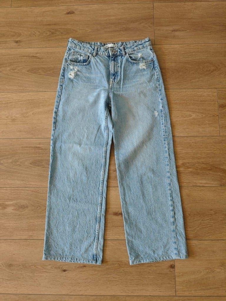 Zara Women Wide Leg jeans Eu 40, Blauw, Zara, Ophalen of Verzenden, Zo goed als nieuw
